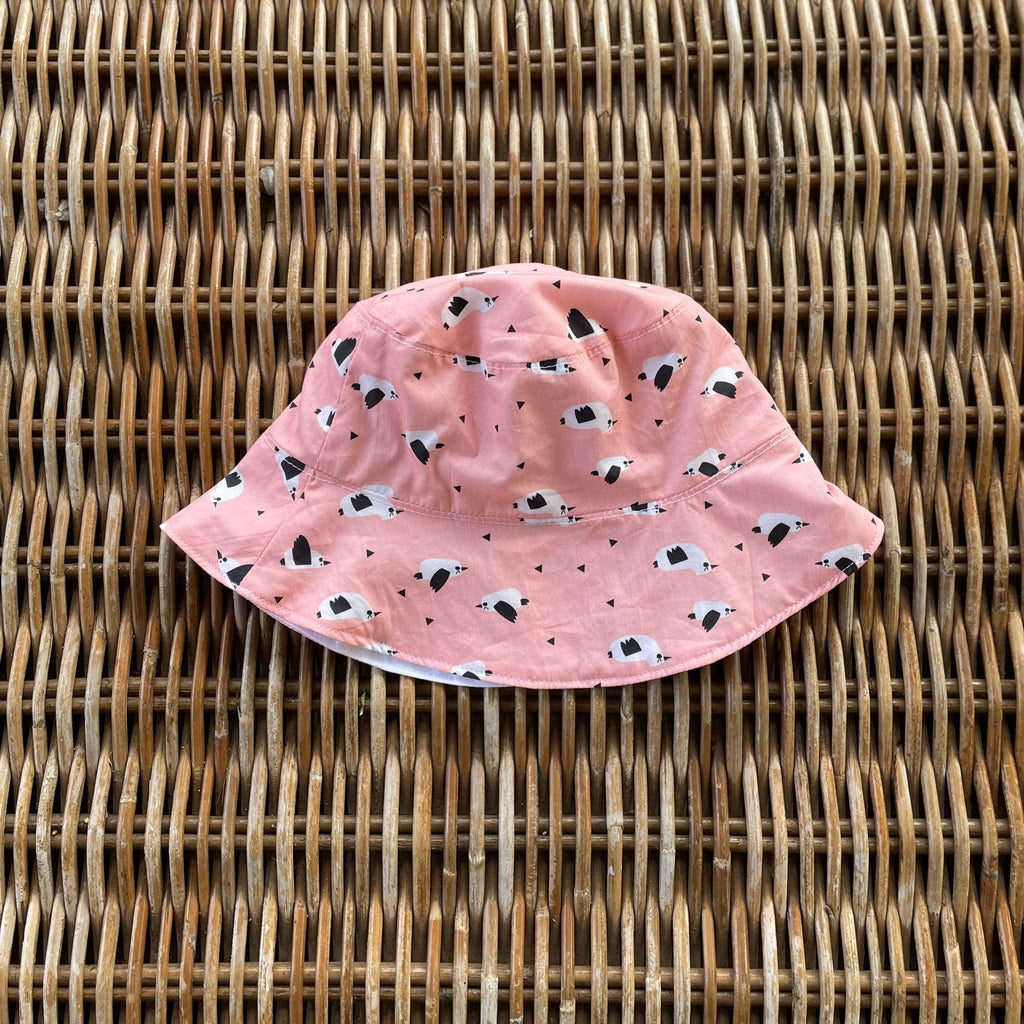 Bucket Hat | Pink Birds | Reversible
